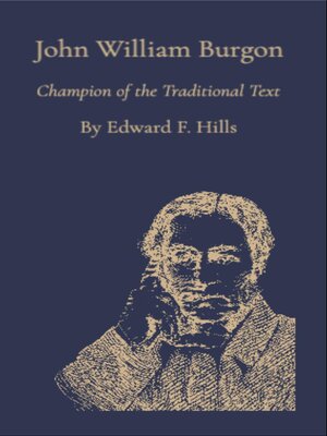 cover image of John William Burgon